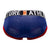 Private Structure BAUX4186 Athlete Mini Briefs Color Navy