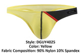 Private Structure DGUY4025 Desire Glaze G-String Color Yellow