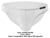 Private Structure DIAMU3455BT Desire Intima Low Rise Bikini Color White