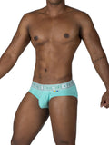 Private Structure EPUT4385 Pride 2PK Mid Waist Mini Briefs Color White-Green