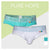 Private Structure EPUT4385 Pride 2PK Mid Waist Mini Briefs Color White-Green