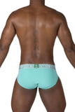 Private Structure EPUT4385 Pride 2PK Mid Waist Mini Briefs Color White-Green