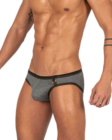 Private Structure LCUT4358 Barn Boy Low Rise Mini Brief Color Stone Gray
