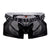 Private Structure LCUT4420 Alpha Low Waist Mesh Back Jockstrap Trunks Color Black