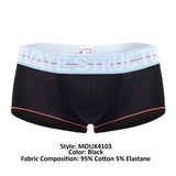 Private Structure MOUX4103 Mo Lite Mid Waist Trunks Color Black