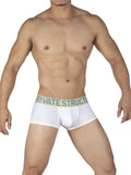 Private Structure MOUX4103 Mo Lite Mid Waist Trunks Color White