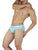 Private Structure PBUT4378 Bamboo Mid Waist Mini Briefs Color Bright Cyan