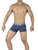 Private Structure PBUT4379 Bamboo Mid Waist Trunks Color Citadel Blue