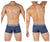 Private Structure PBUT4379 Bamboo Mid Waist Trunks Color Citadel Blue