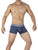 Private Structure PBUT4379 Bamboo Mid Waist Trunks Color Citadel Blue