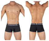 Private Structure PBUT4379 Bamboo Mid Waist Trunks Color Raven Black