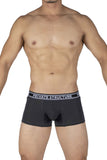 Private Structure PBUT4379 Bamboo Mid Waist Trunks Color Raven Black