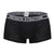 Private Structure PBUT4379 Bamboo Mid Waist Trunks Color Raven Black