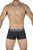 Private Structure PBUT4379 Bamboo Mid Waist Trunks Color Raven Black