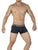 Private Structure PBUT4379 Bamboo Mid Waist Trunks Color Raven Black