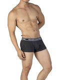 Private Structure PBUT4379 Bamboo Mid Waist Trunks Color Raven Black