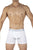 Private Structure PBUT4380 Bamboo Mid Waist Boxer Briefs Color Bright White