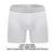 Private Structure PBUT4380 Bamboo Mid Waist Boxer Briefs Color Bright White