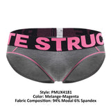 Private Structure PMUX4181 Modality Mini Briefs Color Melange-Magenta