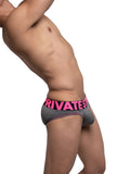 Private Structure PMUX4181 Modality Mini Briefs Color Melange-Magenta