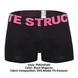 Private Structure PMUX4183 Modality Lounge Shorts Color Black-Magenta