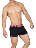 Private Structure PMUX4183 Modality Lounge Shorts Color Black-Magenta