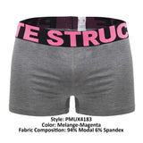 Private Structure PMUX4183 Modality Lounge Shorts Color Melange-Magenta