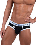 Private Structure SCUS4529 Classic Mid Waist Mini Briefs Color Black