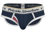 Private Structure SCUS4529 Classic Mid Waist Mini Brief Color Navy