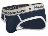 Private Structure SCUS4529 Classic Mid Waist Mini Brief Color Navy