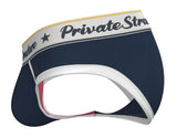 Private Structure SCUS4529 Classic Mid Waist Mini Brief Color Navy