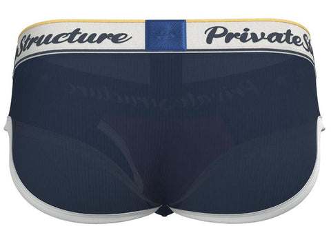 Private Structure SCUS4529 Classic Mid Waist Mini Brief Color Navy