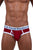 Private Structure SCUS4529 Classic Mid Waist Mini Briefs Color Red