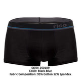 Rico 250109 3PK Brazilian Trunks Color Black-Blue