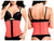 TrueShapers 1061 Latex free Workout Waist Training Cincher Color Coral