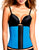 TrueShapers 1061 Latex free Workout Waist Training Cincher Color Turquoise