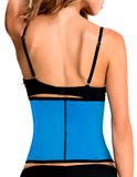 TrueShapers 1061 Latex free Workout Waist Training Cincher Color Turquoise