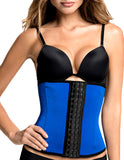 TrueShapers 1063 Latex free Workout Waist Training Cincher Color Blue