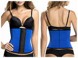 TrueShapers 1063 Latex free Workout Waist Training Cincher Color Blue