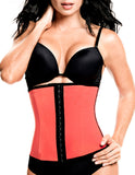 TrueShapers 1063 Latex free Workout Waist Training Cincher Color Coral