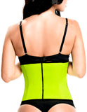 TrueShapers 1063 Latex free Workout Waist Training Cincher Color Green