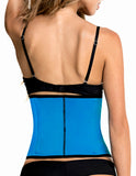 TrueShapers 1063 Latex free Workout Waist Training Cincher Color Turquoise