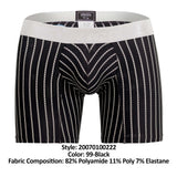 Unico 20070100222 Rush Boxer Briefs Color 99-Black