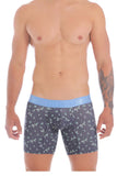 Unico 20070100234 Palm Tree Boxer Briefs Color 90-Blue