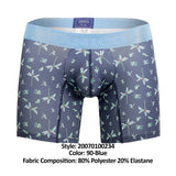 Unico 20070100234 Palm Tree Boxer Briefs Color 90-Blue