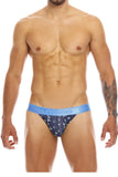 Unico 20070301234 Palm Tree Jockstrap Color 90-Blue