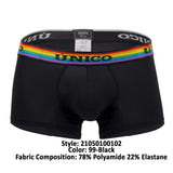 Unico 21050100102 Love Wins Trunks Color 99-Black