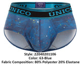 Unico 22040201106 Aloe Briefs Color 63-Blue
