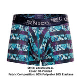 Unico 22100100111 Espuma De Mar Trunks Color 90-Printed