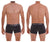 Unico 22120100104 Asfalto A22 Trunks Color 96-Dark Gray
